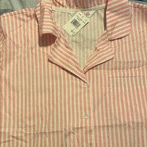 Rampage Pink and White Striped Shorts